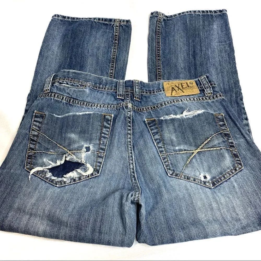 Axel light wash slim straight jeans size 32 X 30 - Picture 8 of 16